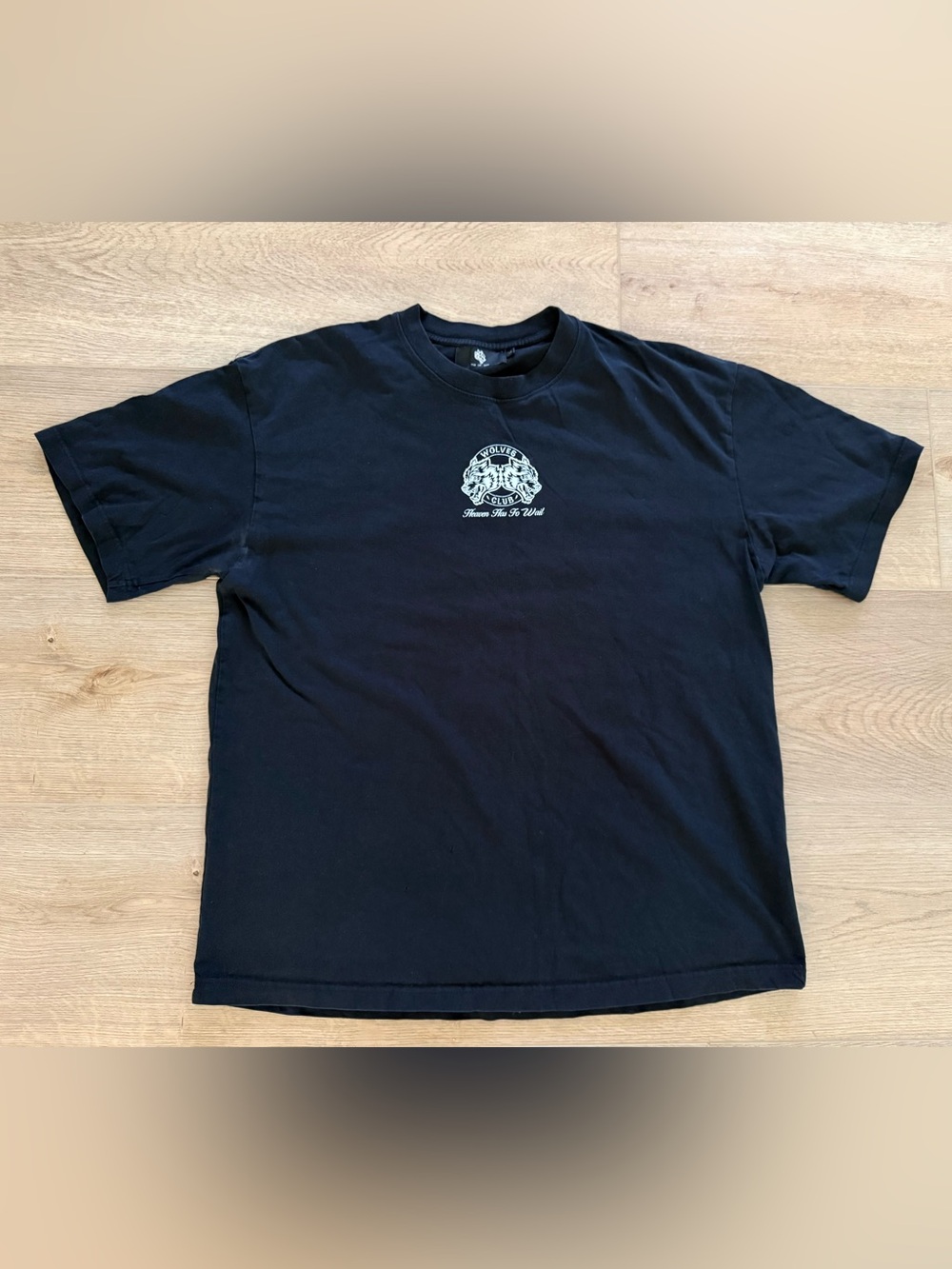 Darc Sport Wolves Club Heaven Has To Wait Limited Edition Tee L Black